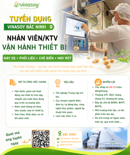 Nhân viên/KTV Vận hành thiết bị [Bắc Ninh]
